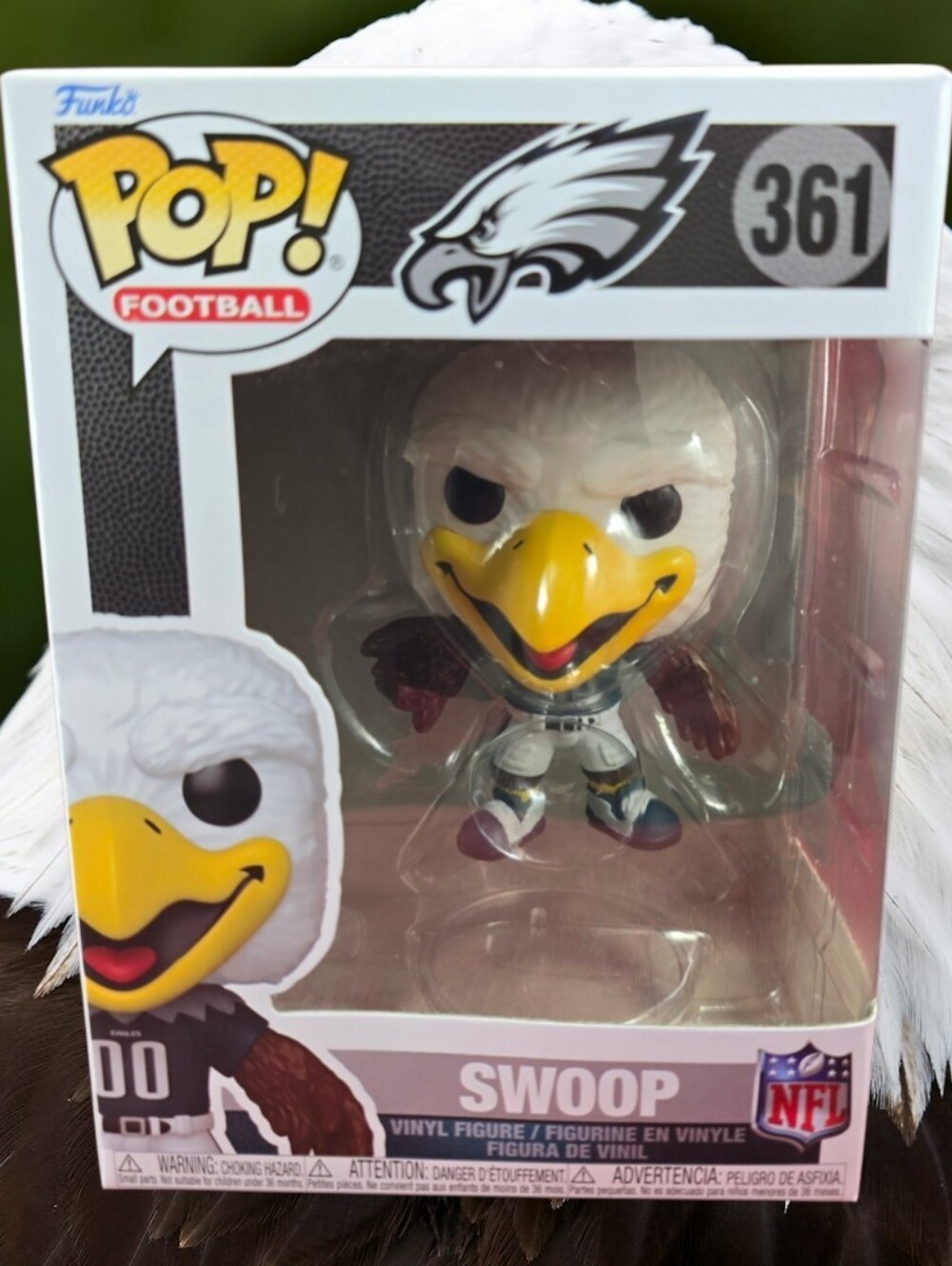 Funko! Football: Swoop # 361 (Nib) With Pop Protector